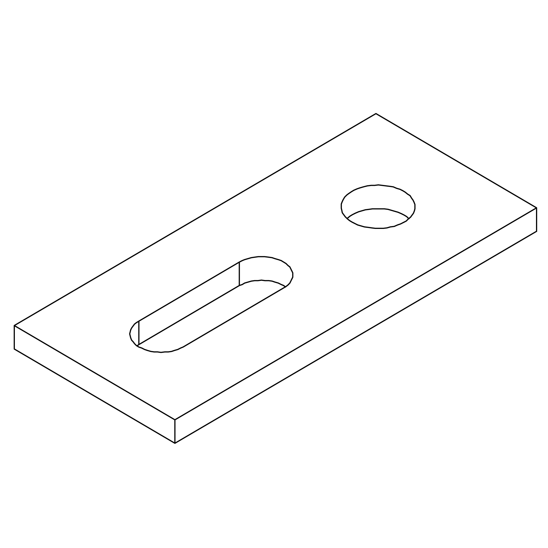 K2 Systems - AC HB AP M12 40x90 — Aluminium-Adapterblech für M12, 40x90 mm (2002545)