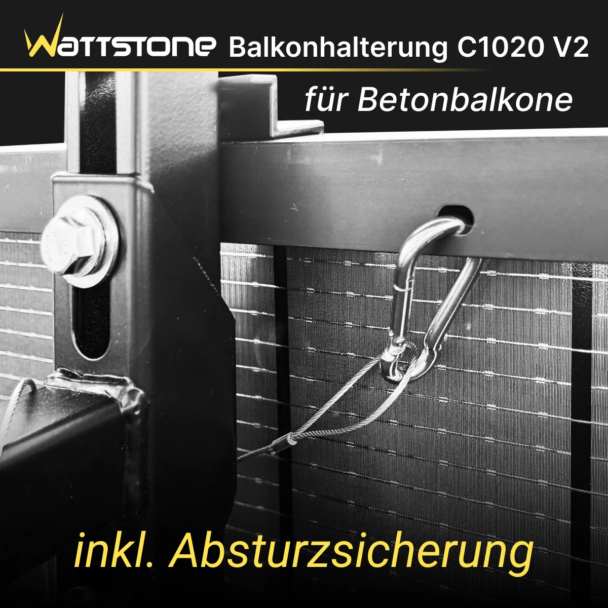 Wattstone Balkonhalterung für Betonbalkone