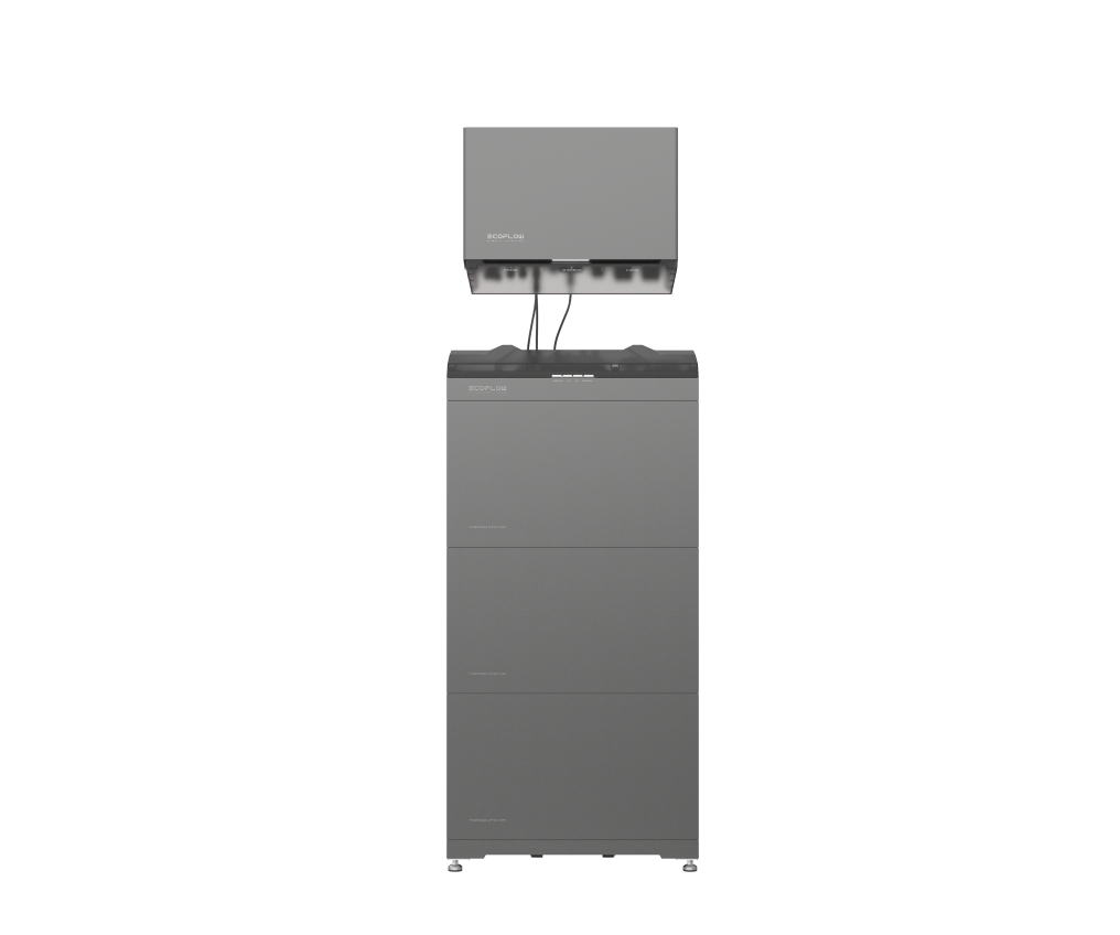 EcoFlow PowerOcean Plus LFP-Speicher — 15,3 kWh / Wandhalterung / inkl. Junction-Box