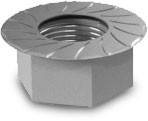 K2 Systems - NU M8 S — Bundmutter mit Sperrverzahnung M8 - DIN 6923 (1000043)