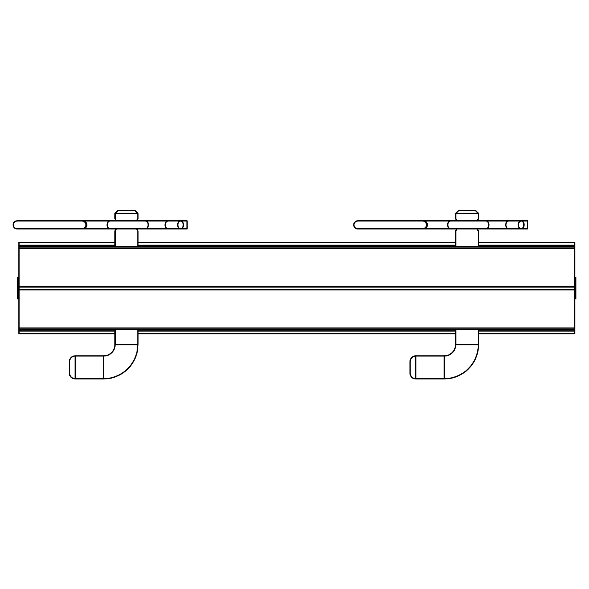K2 Systems - Dome 6 Connector 195 Set — Schienenverbinder Set für Dome 6 (2004123)