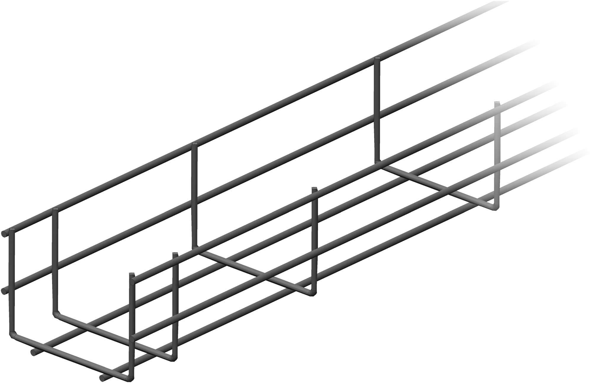 K2 Systems - PERFORMA MESH TRAY 70x100x3000 — Performa Gitterrinne für die Kabelführung (2004054)