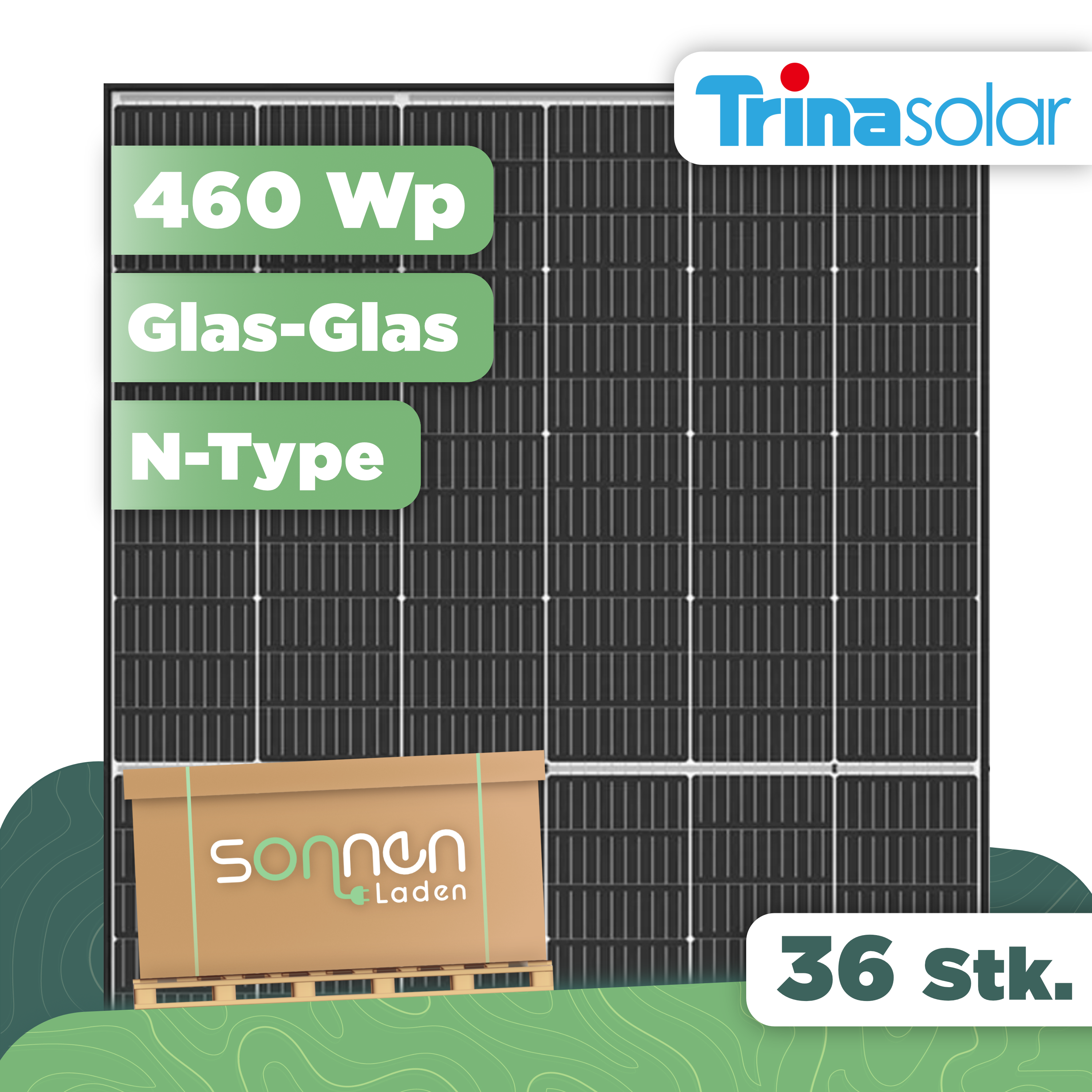 Trina Vertex S+ 470 Wp NEG9R.28 — Glas-Glas PV-Modul