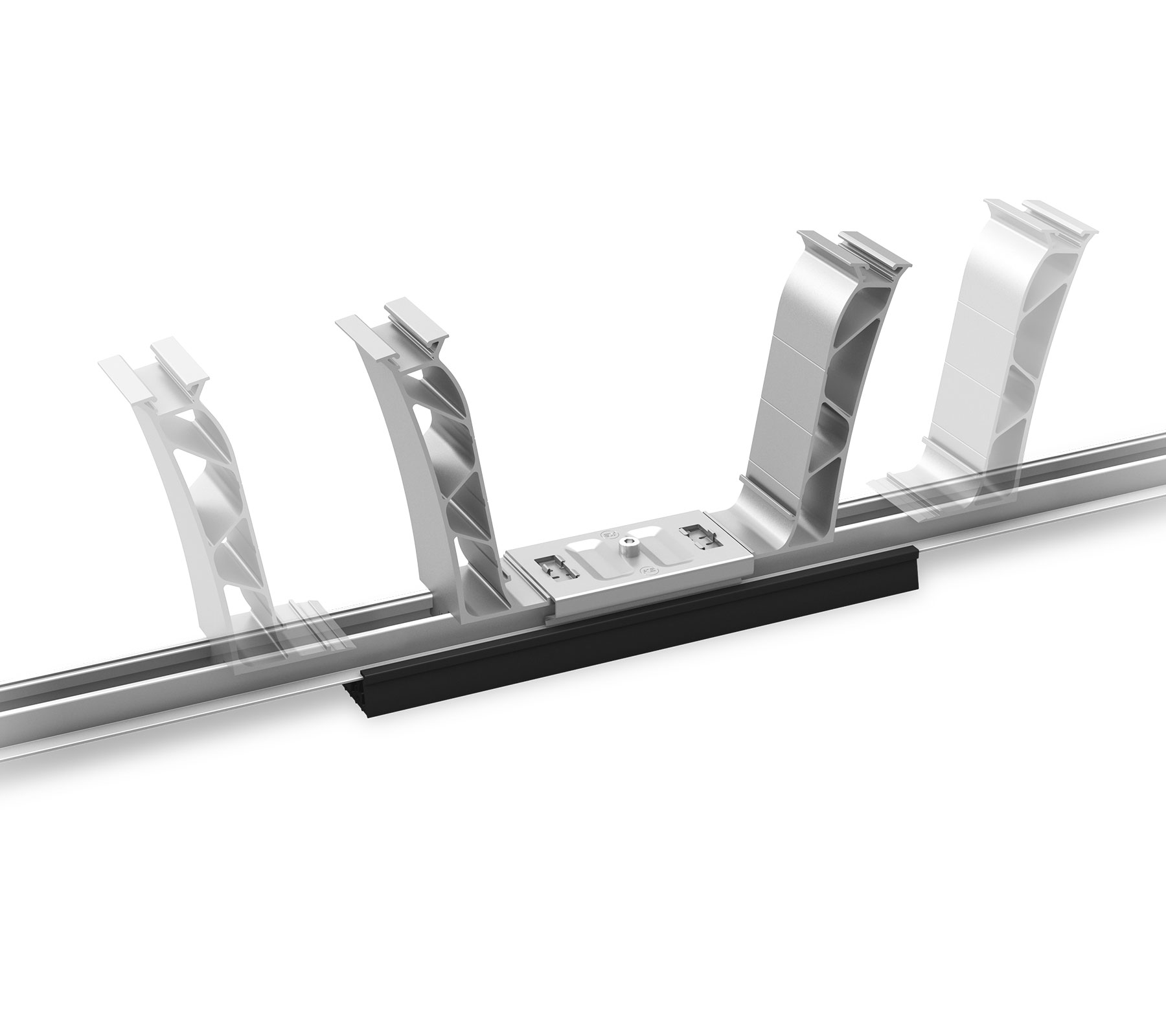 K2 Systems - D-Dome 6.10 Base Set  (2250x75x77,5mm) —  (2003246)