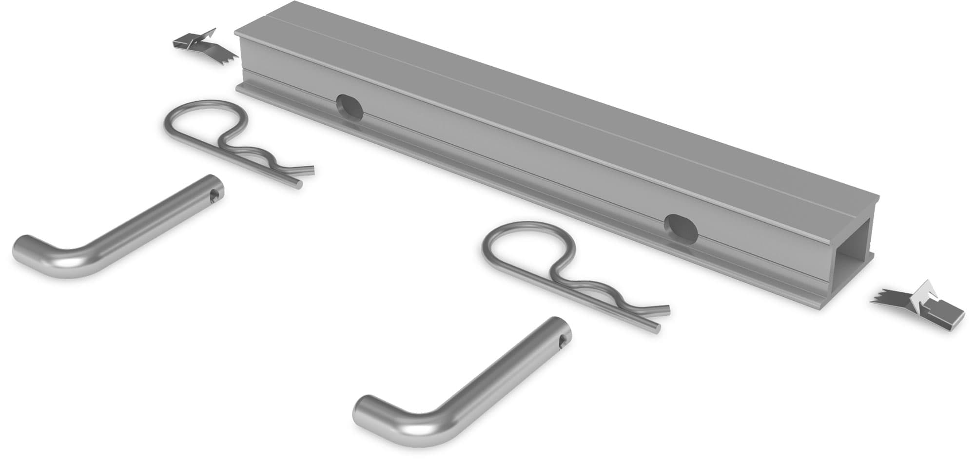K2 Systems - Dome 6 Connector 195 Set — Schienenverbinder Set für Dome 6 (2004123)